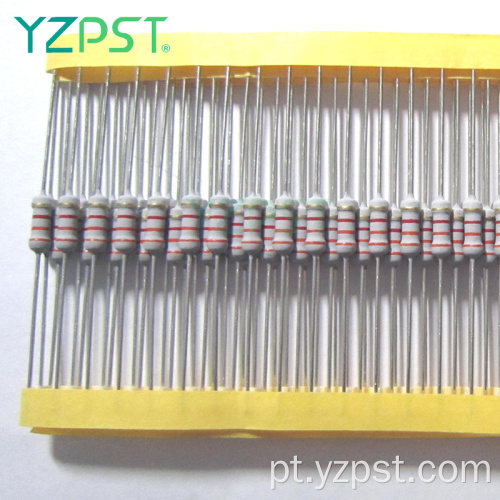 MOR 2WSS Resistor de filme de óxido metálico